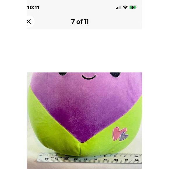 Squishmallows Jackie the Tulip 11" Plush Stuffed Animal Valentine's 2023 toy - Picture 6 of 6